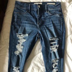 PacSun medium wash jeggings